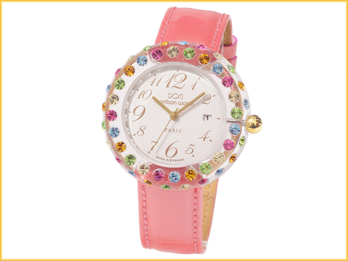 rainbow NX^EzCgEVbLOsNES[hfGEEnamel strap [RA-CW-SP-GD-Enamel]