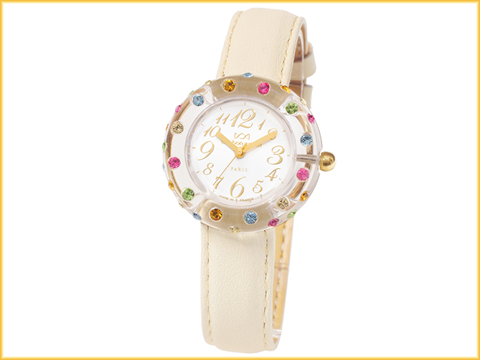 mini rainbow �N���X�^���E�z���C�g�E�A�C�{���[�E���^���b�N�E�S�[���h�E�f���G [MRA-CW-IV-MGD]